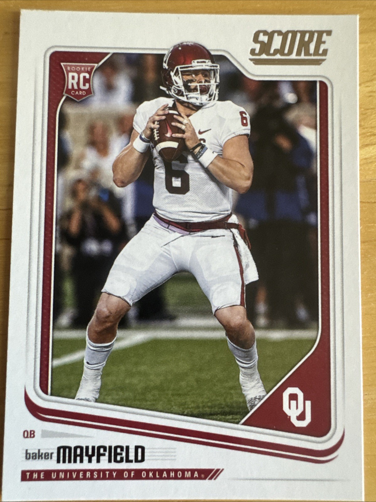 Baker Mayfield 2018 Score Rookie Card #351 (6829)