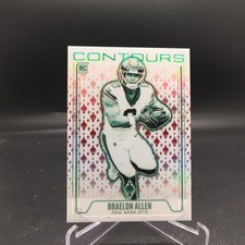 Braelon Allen 2024 Panini Phoenix Contours Red CON-BAN #/99 New York Jets Rookie