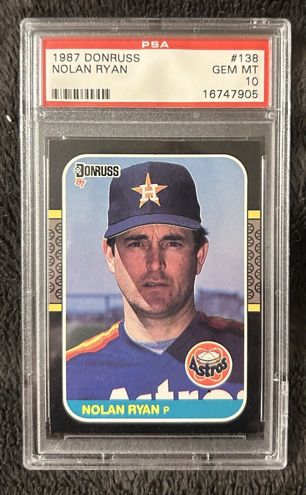 1987 Donruss Nolan Ryan #138 PSA 10