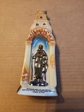 Vintage Jim Beam Mission Bells Bottle Club 10th Birthday Party 7" Tall VGC 1978