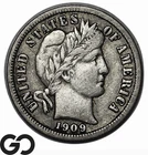 1909 Barber Dime