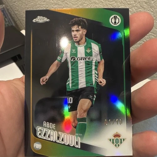 Topps Chrome UEFA Europa League Abde Ezzalzouli Real Betis #149 2026 /10