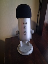 Silver Blue Yeti USB Microphone For Repair
