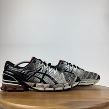 Mens Asics Gel Kinsei 5 Ombre Black White Athletic Running Sneakers Size 12 M