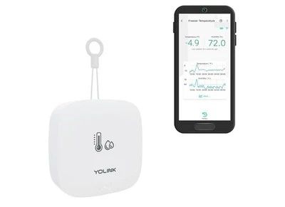 YOLINK Smart Outdoor Temperature & Humidity Sensor, Hygrometer, Thermometer, 1000' Long
