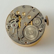 Everbrite Cal AS 970 Watch Part Movement Balance Fork Spring Bridge Dial Hands