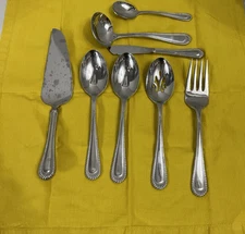 8 Pieces Wallace Wickham Stainless Serving Set