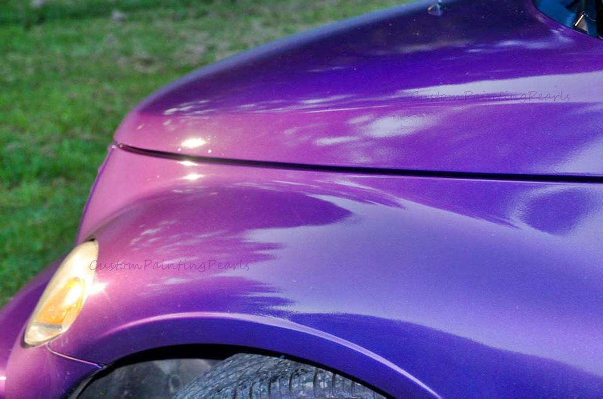 ★87MM★ Mmlg SUFFERS HFT PURPLE 25g PURPLE pearl Candy auto paint HOK HVLP SPRAY GUN GRAVITY