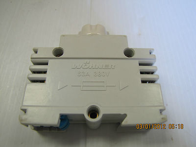 WOHNER FUSE HOLDER 63A 63 A AMP 380V