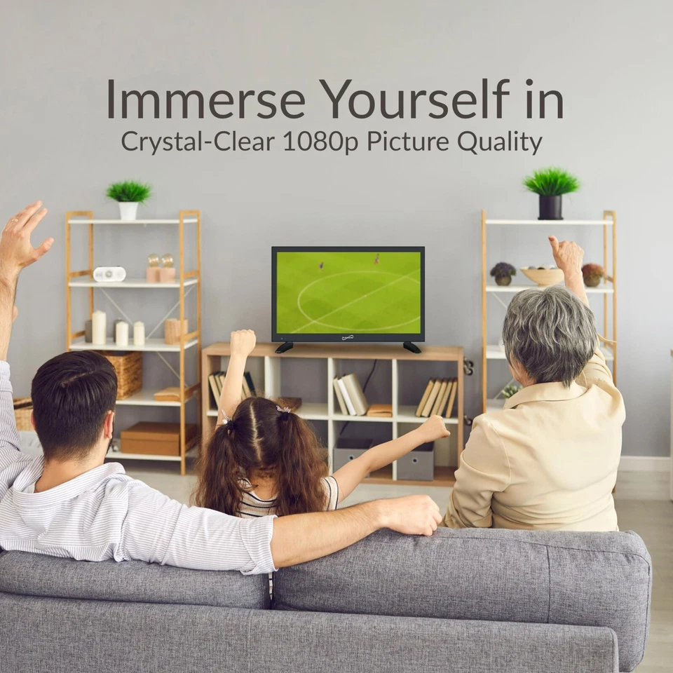 Supersonic SC-1920VTV 18.5" SMART LED TV 1080p HDMI ARC WiFi Built-in Speaker - Image 4 of 4