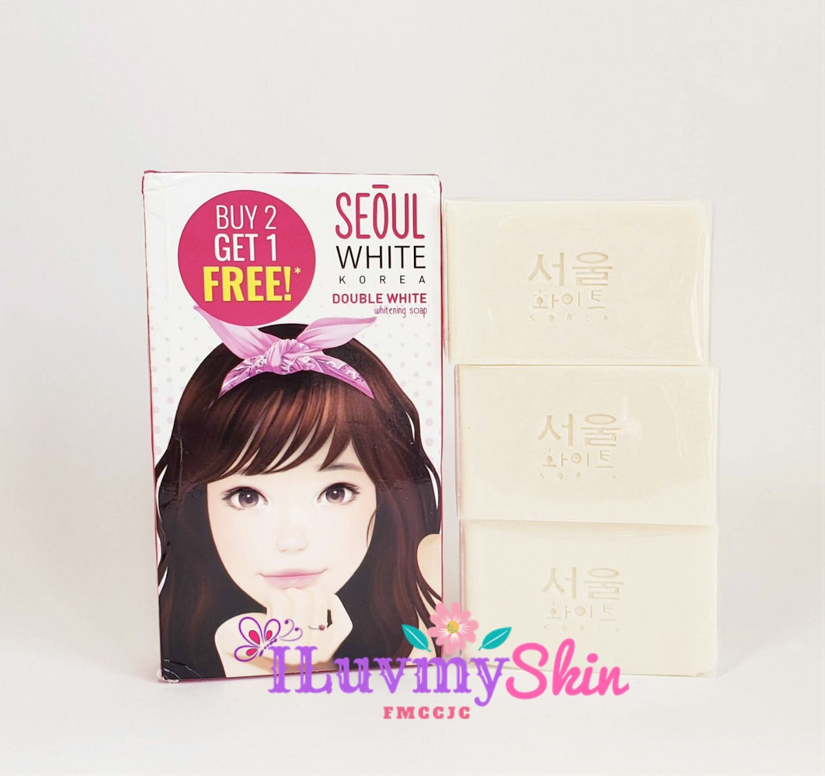 Seoul White Korea Double White Whitening Soap Triple Pack 120g