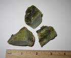 3 SMALL NATURAL ROUGH 1.1"- 1.6" GREEN OPAL CRYSTAL STONE MINERALS  78.5g *3 (GG — photo 8