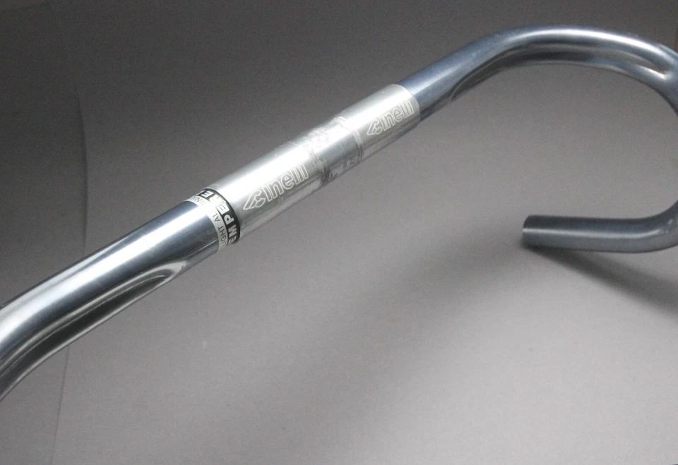 Cinelli Mod. 44 Handle Bar / 46,5 cm/ ø 26.4 mm / Gunmetal Blue Grooved Top Ergo