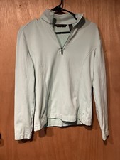 Tommy Bahama Women  s Golf 1/4 Zip In Mint Color Size S