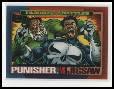 1993 SkyBox Marvel Universe  #163 - Punisher / Jigsaw  Famous Battles
