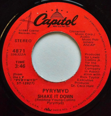 SOUL FUNK, US IMPORT, Pyrymyd   Shake It Down / All I'll Ever Need