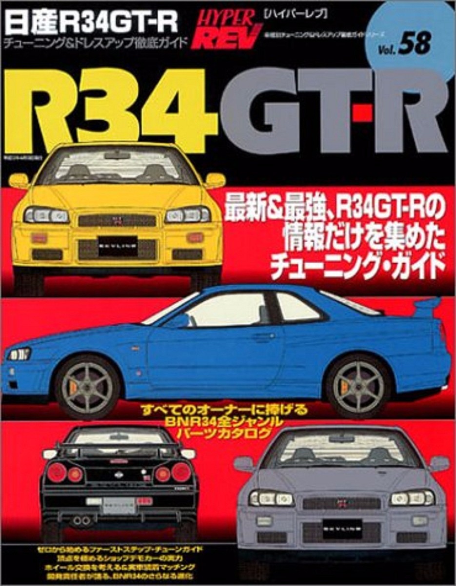 No.59モデルペット スカイラインラリー JDM HYPER REV Vol.58 NISSAN SKYLINE R34 GT-R Super Rare Item! | eBay