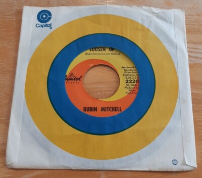 Rubin Mitchell 45 Loosen Up / Summer Dreams Capitol 2220 vg