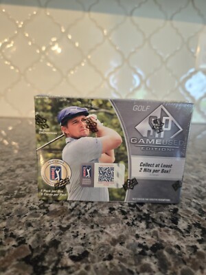 2021 Upper Deck SP Game Used Edition GOLF FACTORY SEALED BOX