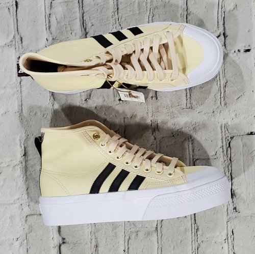 adidas Nizza Platform Mid Hi Top Platform Canvas Shoes Sneakers WOMENS SIZE  9 | eBay