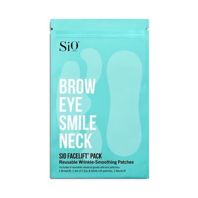 SiO Beauty FaceLift - Neck, Forehead, Eye & Smile Anti-Wrinkle Patches - Over...
