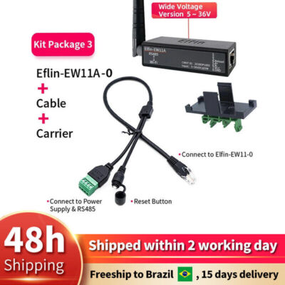 Transfer Converter IOT RS485 Elfin-EW11 Data Device Server TCP/IP Port Telnet