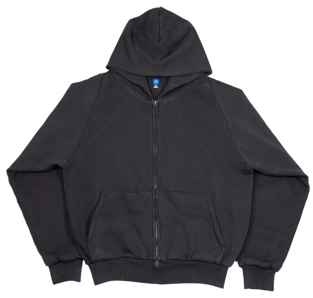 袖丈74cmYEEZY GAP unreleased ZIP UPHOODIE black4