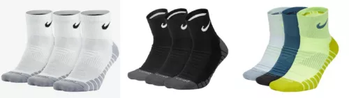 New Nike Everyday Cushion Max Ankle Socks  L SX5549 3 Pair Dri-Fit Tennis Run