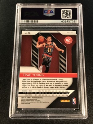Prizm Trae Young RC Hyper Ref トレイ・ヤング TRAE YOUNG 2018 PANINI PRIZM #78 HYPER REFRACTOR ROOKIE RC
