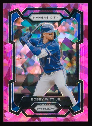 2024 Panini Prizm #213 Bobby Whitt Jr Pink Ice Kansas City Royals