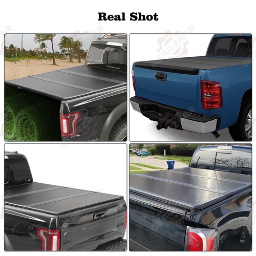 6ft Hard 4-Fold Tonneau Cover For 2005-2024 Nissan Frontier - Fiberglass, Waterproof 8 thumbnail image