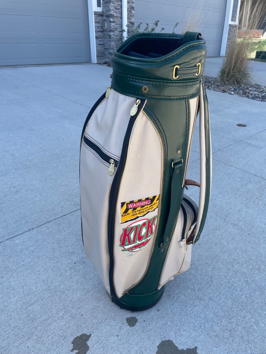 BURTON　ヴィンテージ　Old BURTON ホールディングバック Vintage Burton Cream/Green Six Divider Golf Caddy Bag | eBay