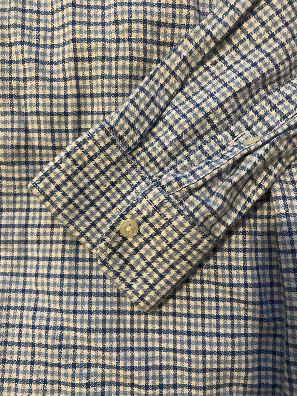 Reiss Men’s Shirt Size Medium Slim Fit In Blue Check VGC RRP £88 image 4