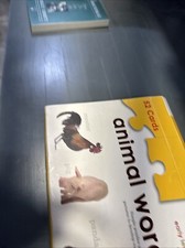 Slightly Used, Animal Words Simply Puzzles 52 Cards.