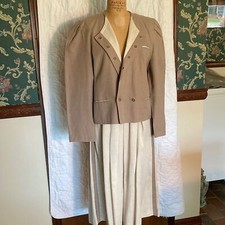 Vintage Linen 2 Pc Suit West Germany M