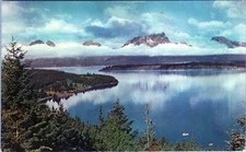 Boating Fishing Unexcelled Jakcson Hole Wyoming Postcard 1950 Posted