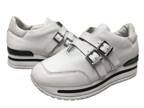 John Galliano Paris Shoes Double Buckle Women's 3… - image 1