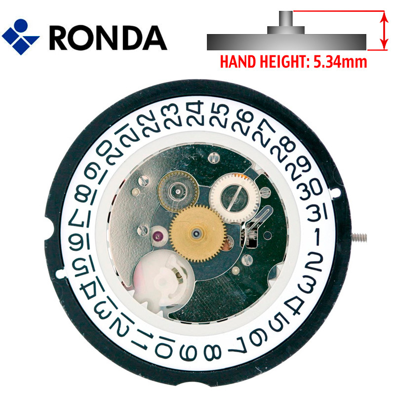 Ronda 515 Quartz Watch Movement, Swiss Parts (Multiple Variations) eBay