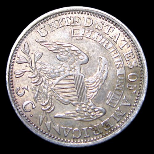 1831 Capped Bust Half Dime Silver ---- Nice Coin ---- #082S - Picture 4 of 4