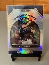 2022 Prizm Championship Stage Silver #CS-5 Austin Riley - Atlanta Braves