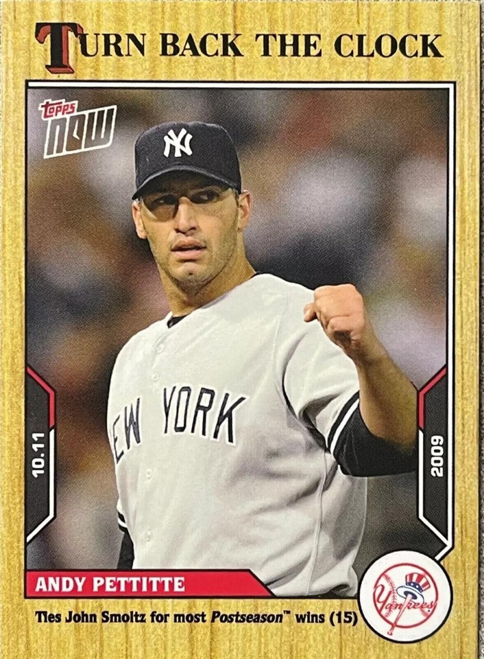 2021 Topps Now Turn Back the Clock - Andy Pettitte #194 - 1 of 1