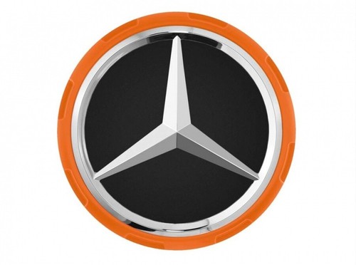 1x Tapacubos Original Mercedes-Benz Tapacubos Naranja A00040009002232 - Imagen 2 de 3