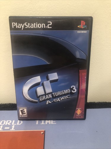 GT Gran Turismo 3 A-spec PS2 Sony PlayStation 2 CIB Complete Manual & Reg TESTED - Picture 3 of 4