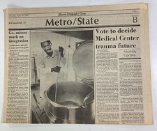 Macon Georgia Telegraph Newspaper April 18, 1988 Local Knowles Langley Benson