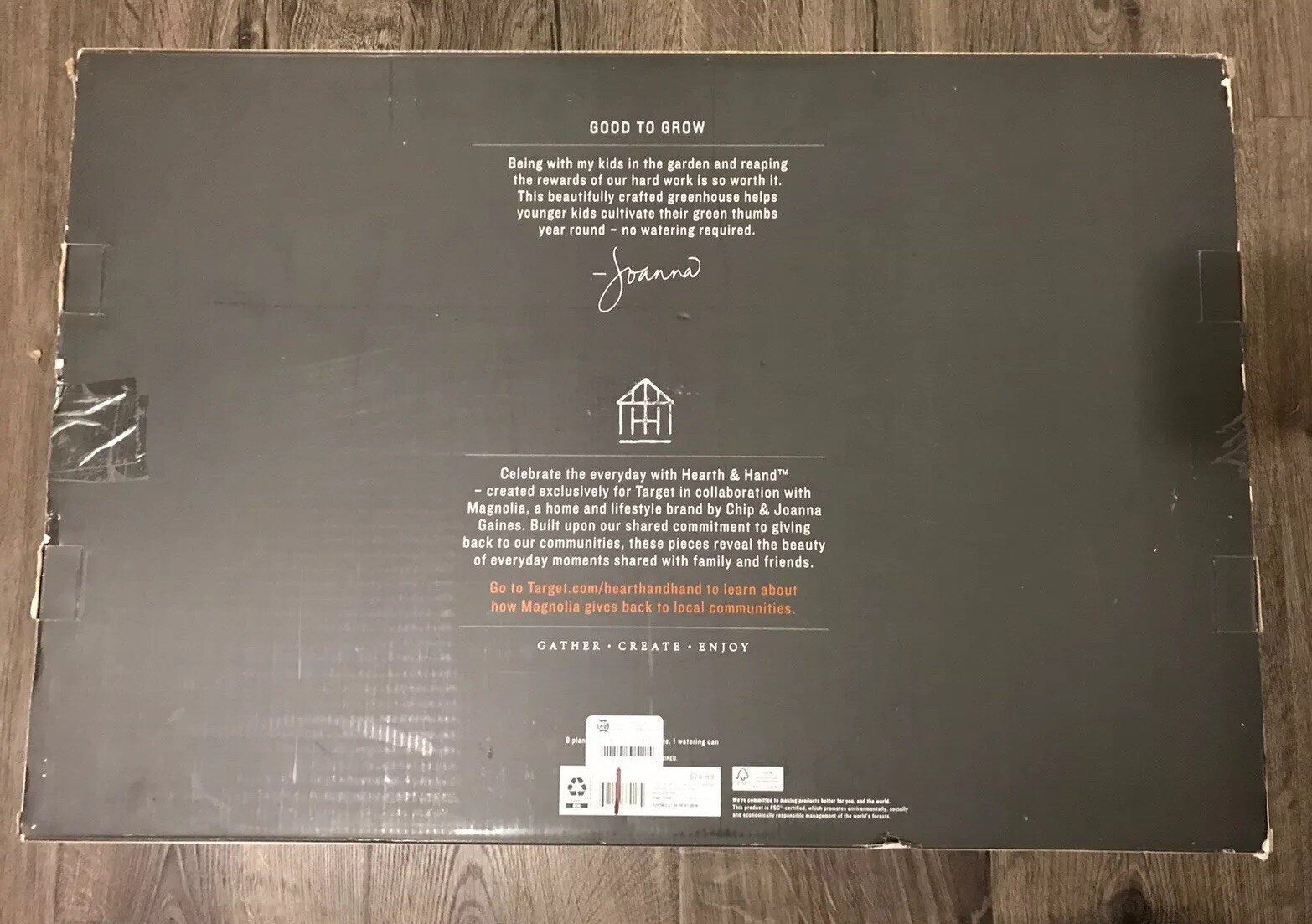 Wooden Toy Greenhouse Hearth & Hand with Magnolia Wood Doll house eBay