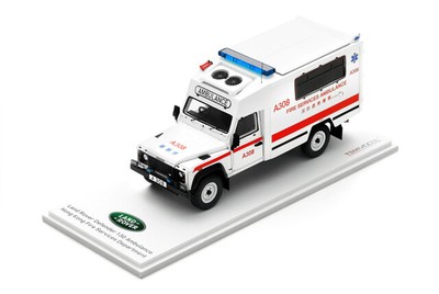 TSM TSM430291 1/43 Hong Kong Fire Services Dept HKFSD Land Rover Defender 130