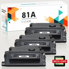 3 PACK CF281A 81A Toner fit for HP LaserJet Enterprise MFP M604 M605n M630 M630z