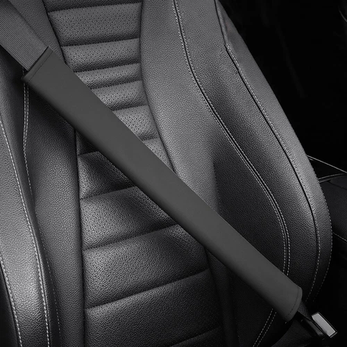 Universal PU Leather Seat Belt Set Cover Long Shoulder Pad Strap Protector 5Pcs - Bild 9 von 27