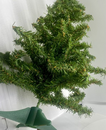 Mini Artificial Tabletop Pine Christmas Tree With Stand 16” Fun For Small Spaces - Picture 5 of 7
