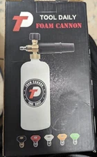 Tool Daily Foam Cannon with 1/4 Inch Quick Connector, 1 Liter, 5 Pressure Washer